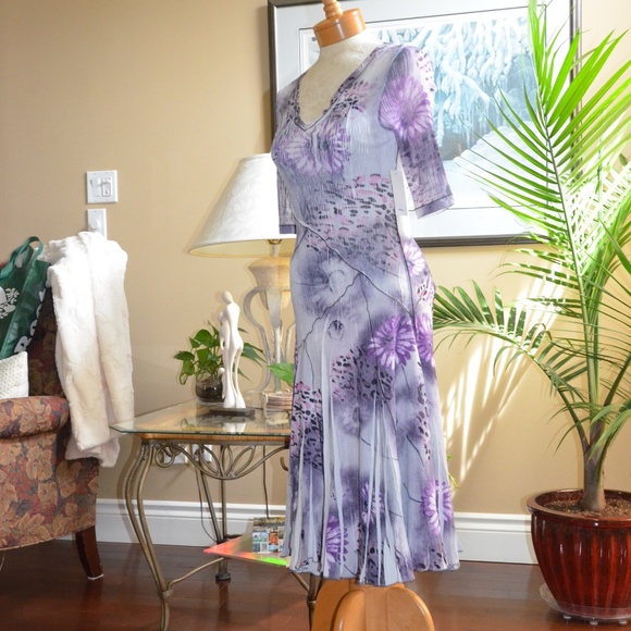 SOLD -  MIDI FLARE DRESS NWT - Picture 2 of 8